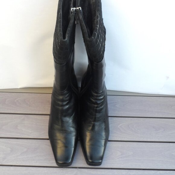 Winter genuine leather boots with sheepskin lining - Size 8 - Picture 12 of 14